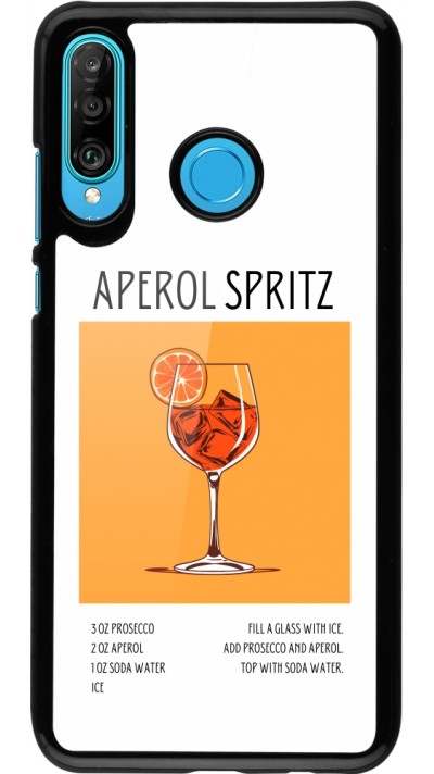 Huawei P30 Lite Case Hülle - Cocktail Rezept Aperol Spritz