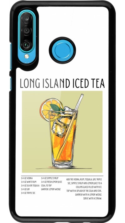 Huawei P30 Lite Case Hülle - Cocktail Rezept Long Island Ice Tea