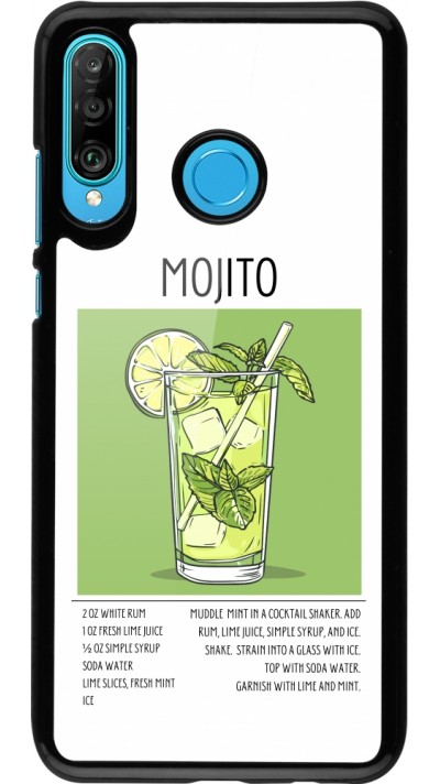 Huawei P30 Lite Case Hülle - Cocktail Rezept Mojito