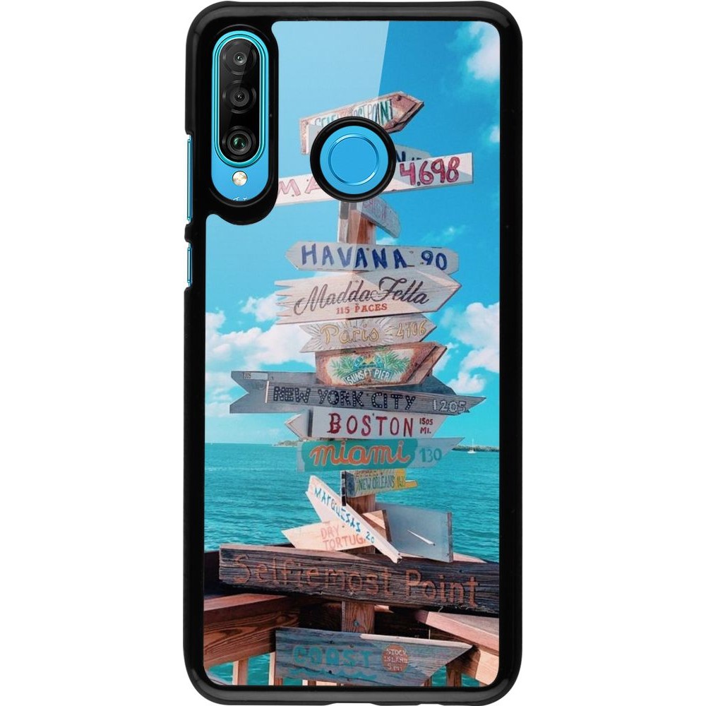 Hülle Huawei P30 Lite - Cool Cities Directions