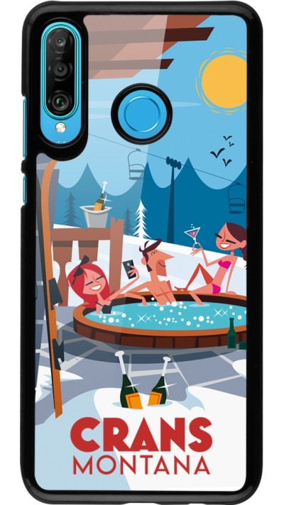 Coque Huawei P30 Lite - Crans-Montana Mountain Jacuzzi