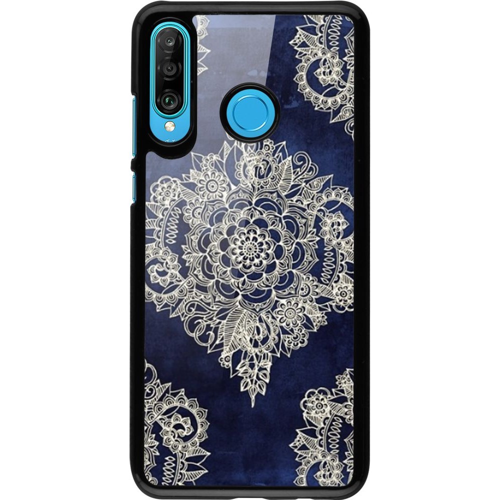 Hülle Huawei P30 Lite - Cream Flower Moroccan