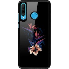 Coque Huawei P30 Lite - Dark Flowers