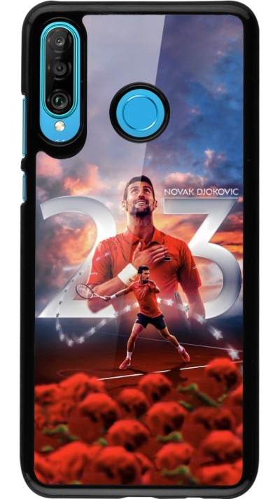Huawei P30 Lite Case Hülle - Djokovic 23 Grand Slam