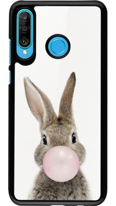 Huawei P30 Lite Case Hülle - Easter 2023 bubble gum bunny