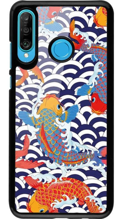 Huawei P30 Lite Case Hülle - Easter 2023 japanese fish