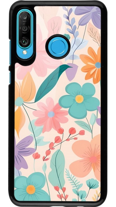 Huawei P30 Lite Case Hülle - Easter 2024 spring flowers