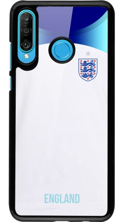 Huawei P30 Lite Case Hülle - England 2022 personalisierbares Fußballtrikot