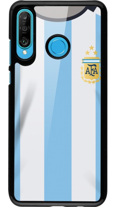 Coque Huawei P30 Lite - Maillot de football Argentine 2022 personnalisable