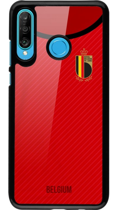 Coque Huawei P30 Lite - Maillot de football Belgique 2022 personnalisable