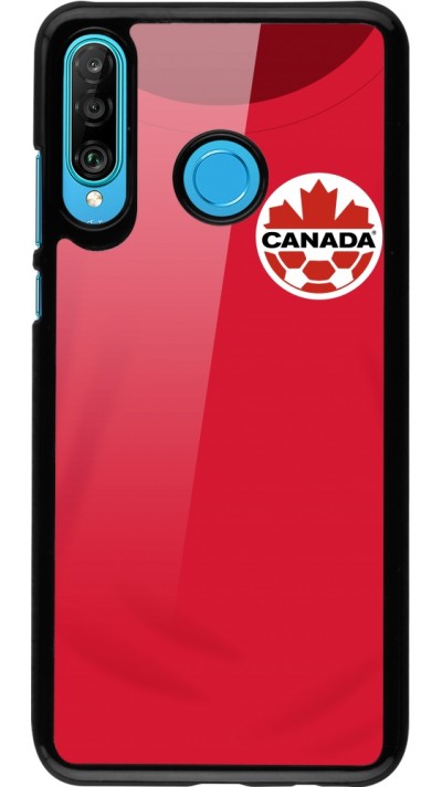 Coque Huawei P30 Lite - Maillot de football Canada 2022 personnalisable