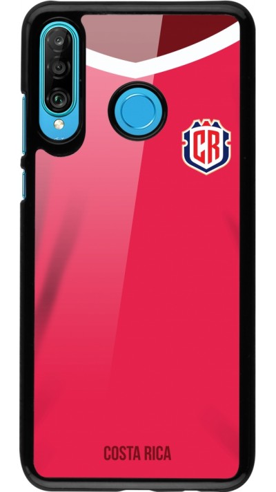 Huawei P30 Lite Case Hülle - Costa Rica 2022 personalisierbares Fussballtrikot