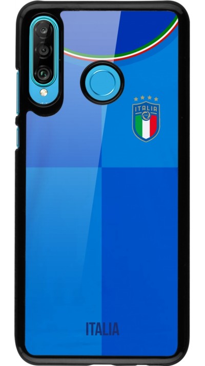 Coque Huawei P30 Lite - Maillot de football Italie 2022 personnalisable