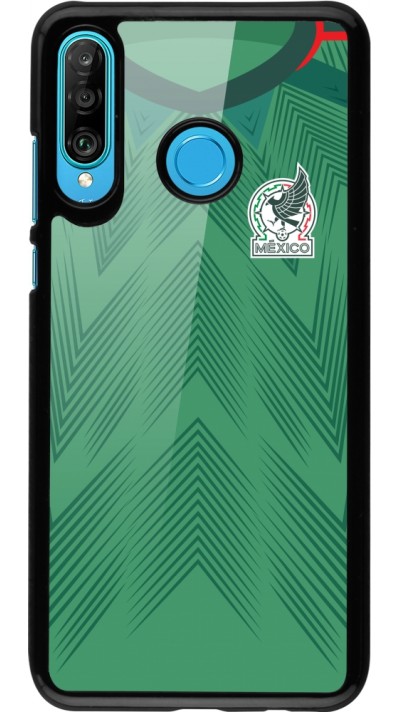 Huawei P30 Lite Case Hülle - Mexiko 2022 personalisierbares Fussballtrikot