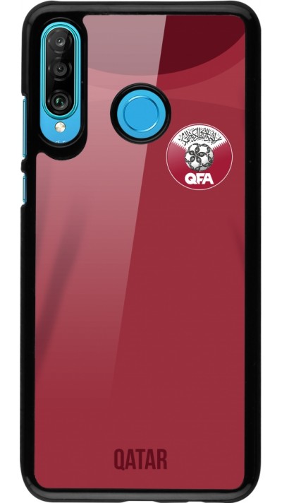 Huawei P30 Lite Case Hülle - Katar 2022 personalisierbares Fussballtrikot