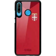 Huawei P30 Lite Case Hülle - Serbien 2022 personalisierbares Fussballtrikot