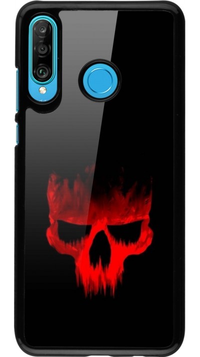 Huawei P30 Lite Case Hülle - Halloween 2023 scary skull