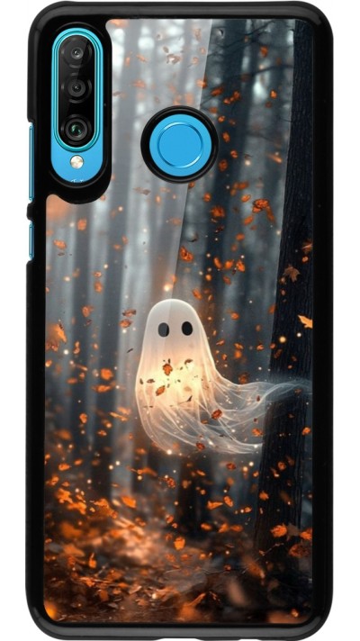 Huawei P30 Lite Case Hülle - Halloween 2025 Ghost in the forest