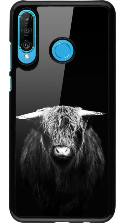 Coque Huawei P30 Lite - Highland calf black