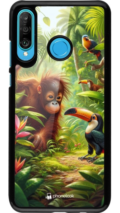 Coque Huawei P30 Lite - Jungle Tropicale Tayrona