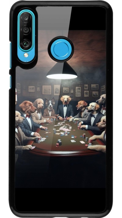 Huawei P30 Lite Case Hülle - Die Pokerhunde