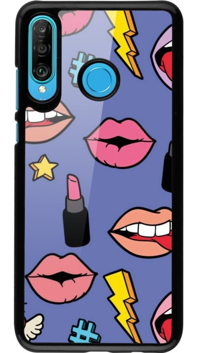 Huawei P30 Lite Case Hülle - Lips and lipgloss
