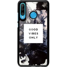 Hülle Huawei P30 Lite - Marble Good Vibes Only