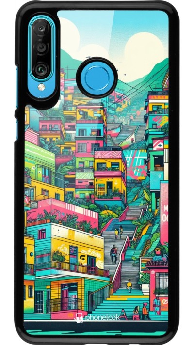 Huawei P30 Lite Case Hülle - Medellin Comuna 13 Kunst