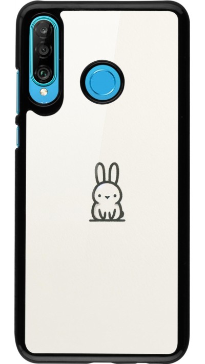 Coque Huawei P30 Lite - Minimal bunny cutie