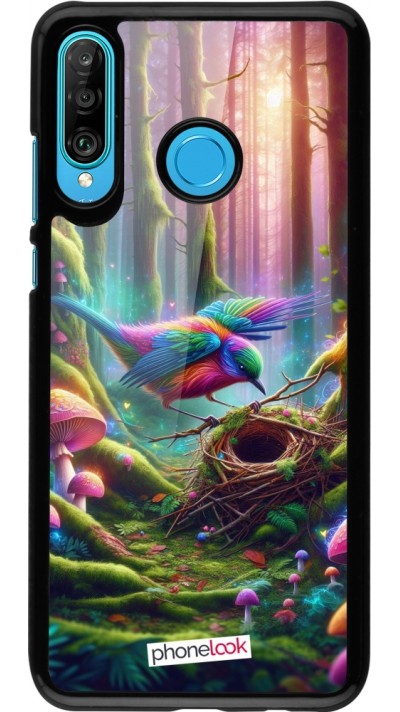 Coque Huawei P30 Lite - Oiseau Nid Forêt