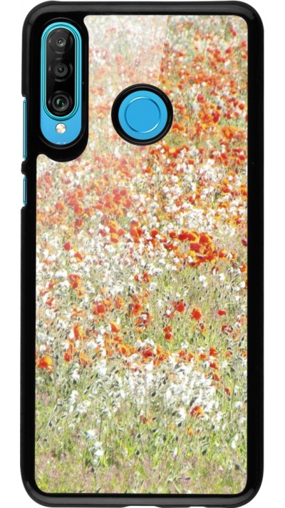 Coque Huawei P30 Lite - Petites fleurs peinture