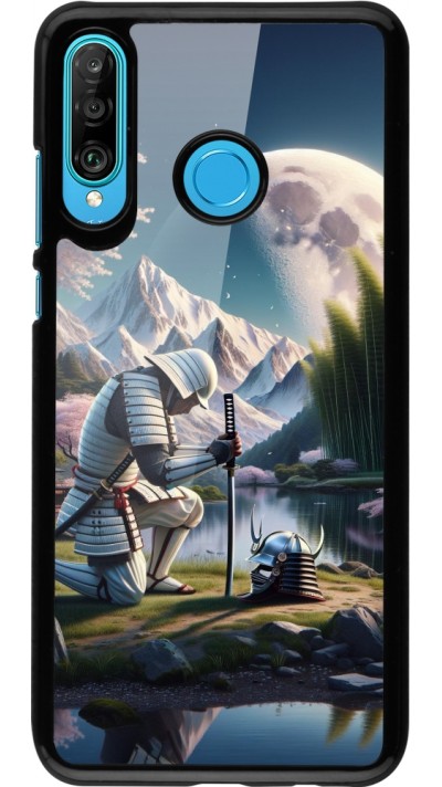 Coque Huawei P30 Lite - Samurai Katana Lune
