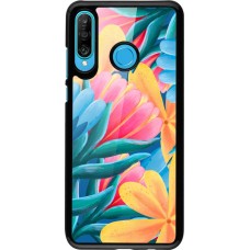 Huawei P30 Lite Case Hülle - Spring 23 colorful flowers