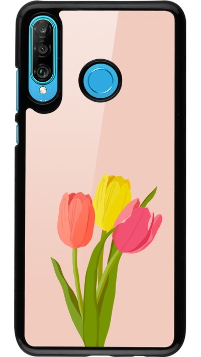 Huawei P30 Lite Case Hülle - Spring 23 tulip trio