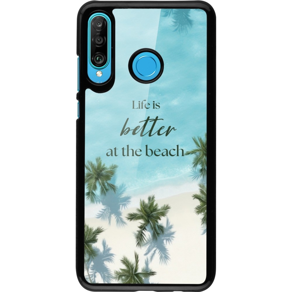 Huawei P30 Lite Case Hülle - Summer 2025 Life is better at the beach