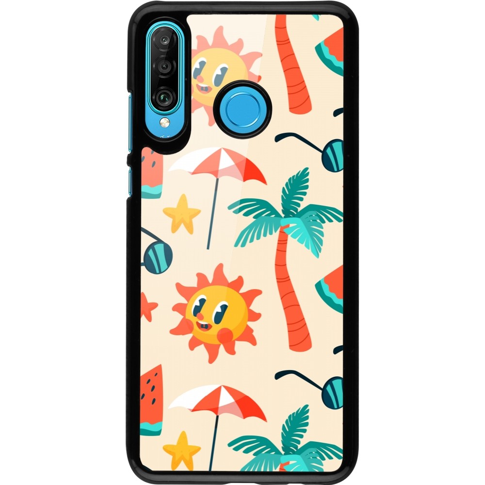 Huawei P30 Lite Case Hülle - Summer 2025 Pattern soleil