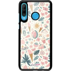 Huawei P30 Lite Case Hülle - Sommer Pink Muster