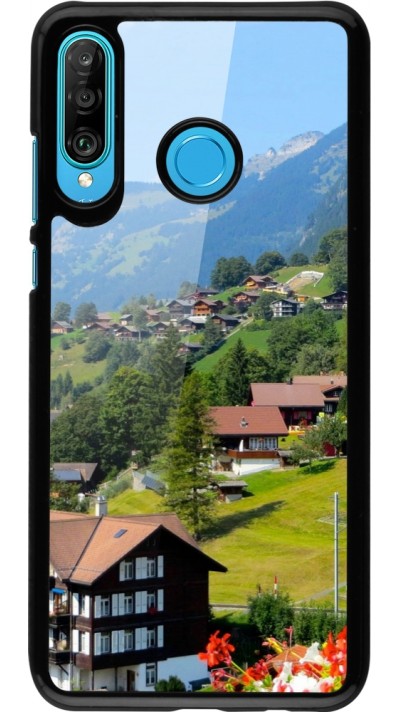 Huawei P30 Lite Case Hülle -  Nationalfeiertag Schweiz Landschaft
