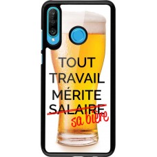 Hülle Huawei P30 Lite - Tout travail mérite sa bière