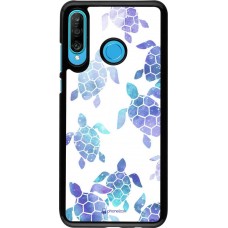 Coque Huawei P30 Lite - Turtles pattern watercolor
