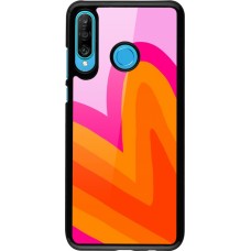 Huawei P30 Lite Case Hülle - Valentine 2024 heart gradient