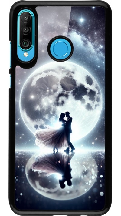 Huawei P30 Lite Case Hülle - Valentin 2024 Liebe unter dem Mond