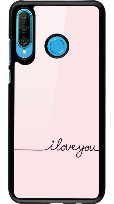 Coque Huawei P30 Lite - Valentine 2023 i love you writing