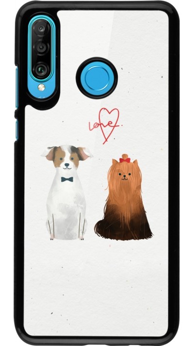 Coque Huawei P30 Lite - Valentine 2023 love dogs