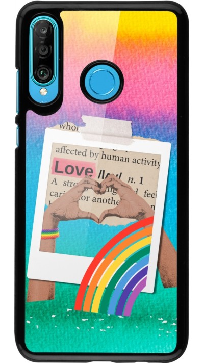 Coque Huawei P30 Lite - Valentine 2023 love is for everyone