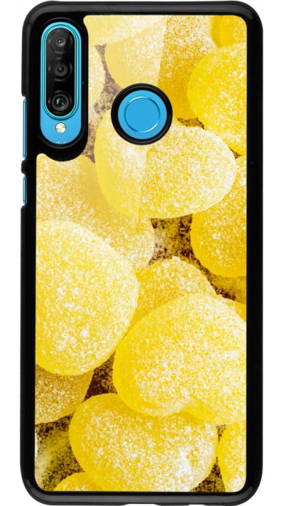 Coque Huawei P30 Lite - Valentine 2023 sweet yellow hearts