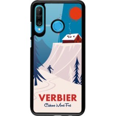 Huawei P30 Lite Case Hülle - Verbier Cabane Mont-Fort