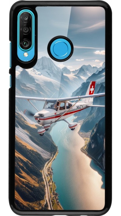 Huawei P30 Lite Case Hülle - Schweizer Alpenflug