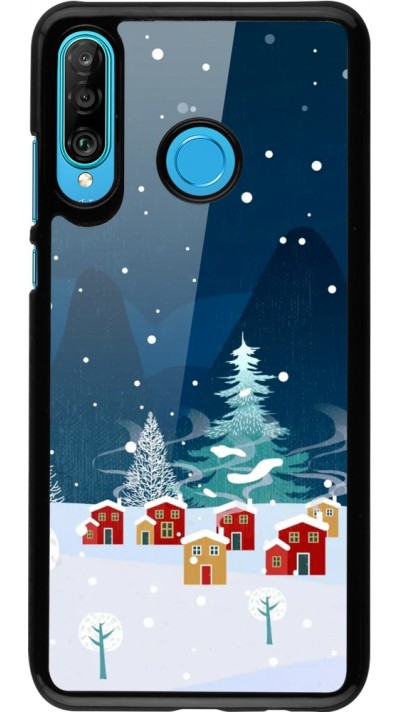 Coque Huawei P30 Lite - Winter 22 Small Town