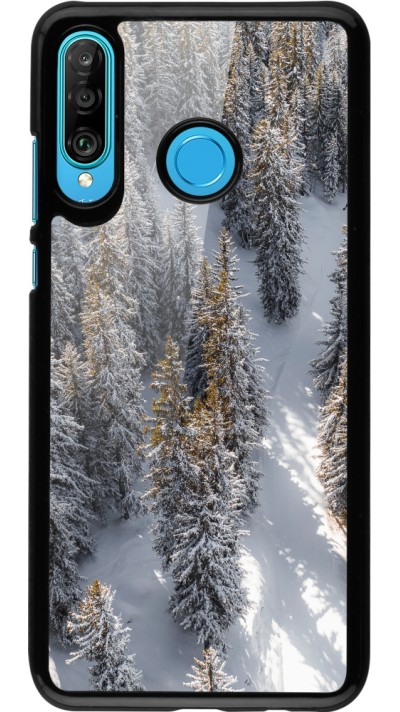 Coque Huawei P30 Lite - Winter 22 snowy forest
